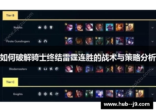 如何破解骑士终结雷霆连胜的战术与策略分析 如何破解骑士终结雷霆连胜的战术与策略分析